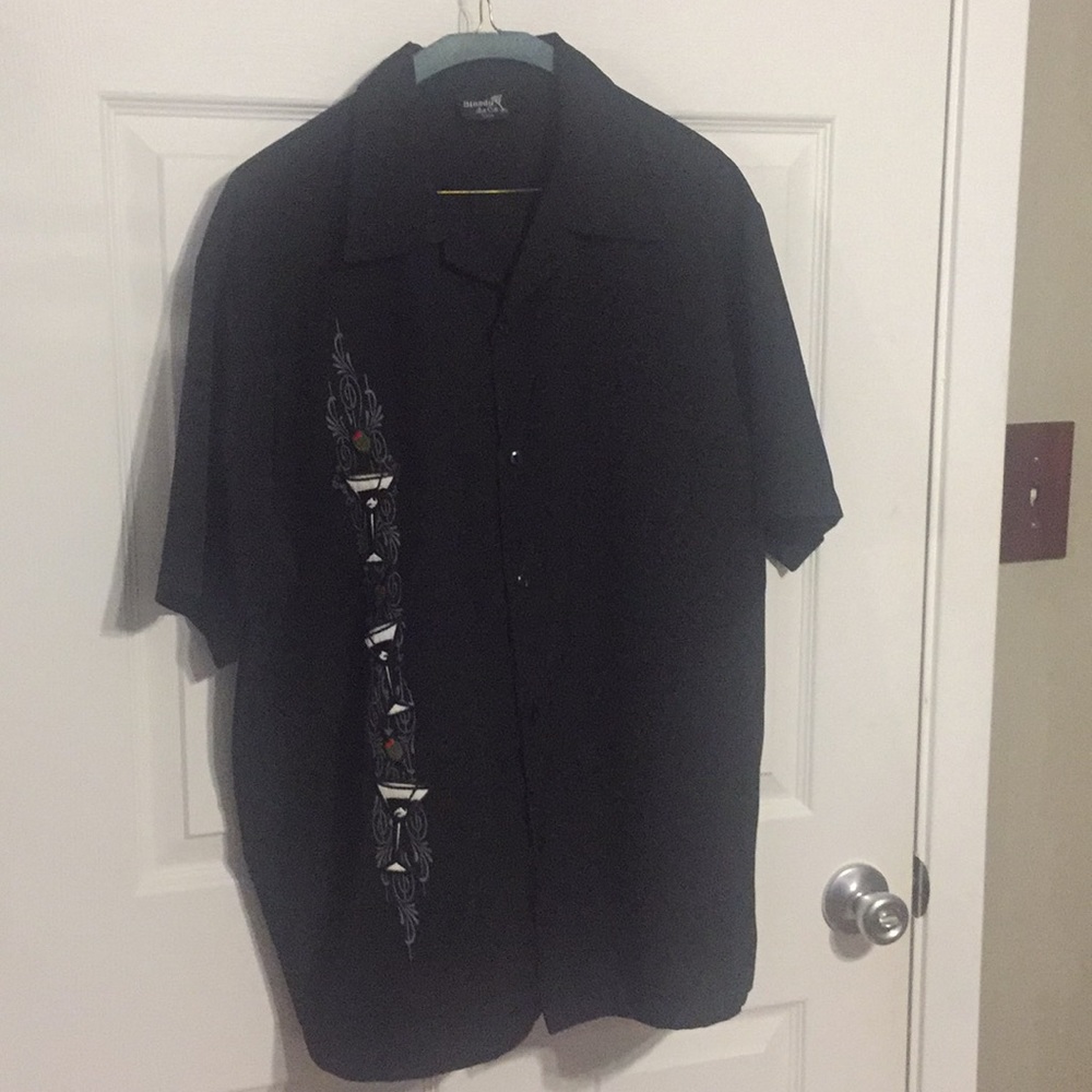 Steady Last Call Men’s bowling shirt L